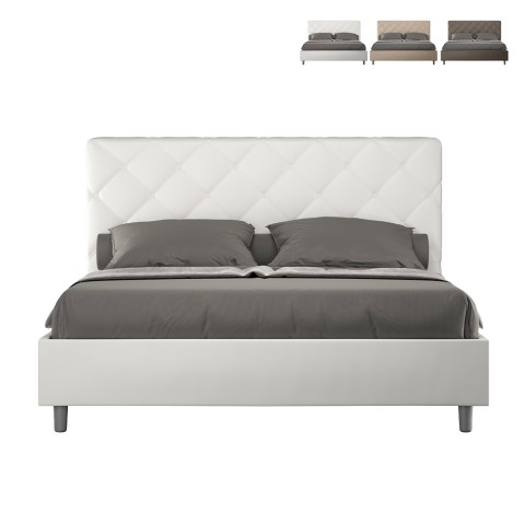 Modern gestoffeerd tweepersoonsbed met opbergruimte 170x200 Priya M3 Aanbieding