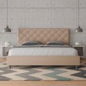 King size bed 180x200 met opbergruimte, gestoffeerd Priya K Prijs