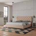 King size bed 180x200 met opbergruimte, gestoffeerd Priya K 