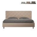 King size bed 180x200 met opbergruimte, gestoffeerd Priya K Afmetingen