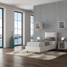 Eenpersoonsbed met opbergruimte 80x190 cm met gestoffeerd hoofdkussen Antea S Karakteristieken