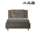 Antea P1 Frans Bed met Opbergruimte 120x200 Gestoffeerd twijfelaar Afmetingen