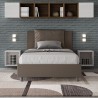 Antea P1 Frans Bed met Opbergruimte 120x200 Gestoffeerd twijfelaar Prijs