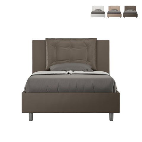 Franse twijfelaar met opbergruimte 120x190 gestoffeerd Annalisa P Aanbieding