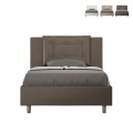 Franse twijfelaar met opbergruimte 120x190 gestoffeerd Annalisa P Aanbieding