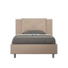 Frans bed met opbergruimte 120x190 twijfelaar gestoffeerd Appia P Korting