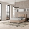 Frans bed met opbergruimte 120x190 twijfelaar gestoffeerd Appia P Kortingen
