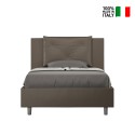 Opbergbed 120x200 Franse twijfelaar gestoffeerd Appia P1 Aanbod