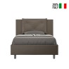 Opbergbed 120x200 Franse twijfelaar gestoffeerd Appia P1 Aanbod