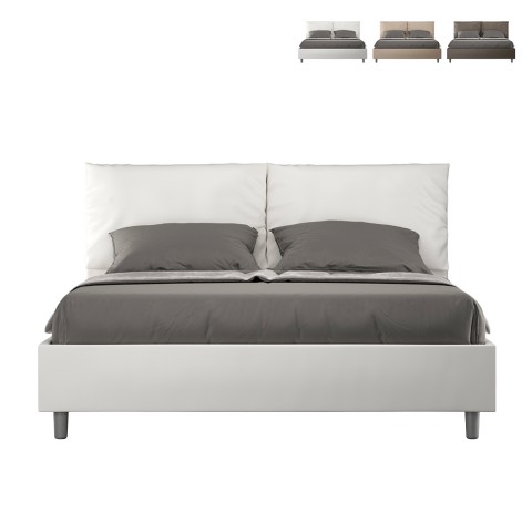 Tweepersoonsbed met opbergruimte 160x190 hoofdbord met kussens Antea M Aanbieding