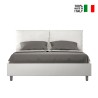 Tweepersoonsbed met opbergruimte 160x200 met gewatteerde kussens Antea M1 Keuze
