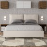 Tweepersoonsbed met opbergruimte 160x200 met gewatteerde kussens Antea M1 Voorraad