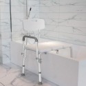 Douchestoel voor ouderen en gehandicapten met rugleuning en armleuningen Holly  Voorraad