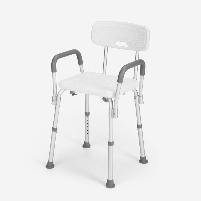 Badkamer douchestoel voor ouderen met een handicap met uittrekbare armsteunen Maple Aanbieding Badkamer douchestoel voor ouderen met een handicap met uittrekbare armsteunen Maple Aanbieding