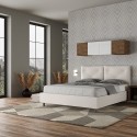 Tweepersoonsbed met opbergruimte 160x200 hoofdeinde kussens Appia M1 