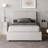 Fraai tweepersoonsbed 140x200 met opbergruimte en bekleding Mika F Verkoop
