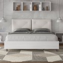 Tweepersoonsbed 160x190cm met opbergruimte en houten kussens Egos Appia Verkoop