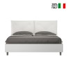Tweepersoonsbed 160x190cm met opbergruimte en houten kussens Egos Appia Aanbod