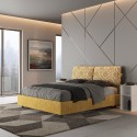 Tweepersoonsbed met opbergruimte 160x190 stof Mados Giada Agata 