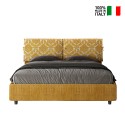 Tweepersoonsbed met opbergruimte 160x190 stof Mados Giada Agata 