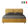 Tweepersoonsbed met opbergruimte 160x190 stof Mados Giada Agata 