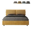 Tweepersoonsbed met opbergruimte 160x190 stof Mados Giada Agata Aanbieding