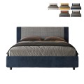 Tweepersoonsbed 160x190 met opbergruimte stof Rosal Norris Labirinto Aanbieding