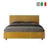 Moderne tweepersoonsbed stof 160x190 met opbergruimte Arla Norris Era Aanbod