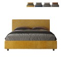 Moderne tweepersoonsbed stof 160x190 met opbergruimte Arla Norris Era Aanbieding