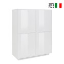 Moderne witte keukenkast Judy 100x40cm voor woonkamerontwerp Verkoop