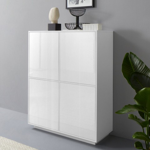 Moderne witte keukenkast Judy 100x40cm voor woonkamerontwerp Aanbieding
