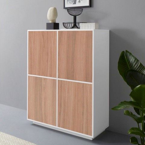 Moderne keuken dressoir woonkamer wit hout Judy Wood Aanbieding