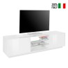 Moderne witte TV-meubel Dover 180cm voor woonkamer Verkoop
