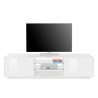 Moderne witte TV-meubel Dover 180cm voor woonkamer Korting