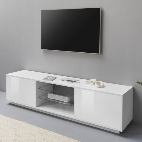Modern design witte woonkamer TV meubel 180cm Dover
