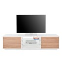 Wit houten tv-meubel 180cm woonkamerontwerp Dover Wood Korting