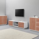 TV-meubel 180cm woonkamer design wit Dover Wood Catalogus