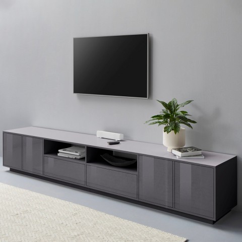 Modern design woonkamer TV-meubel 260cm Breid Report Aanbieding