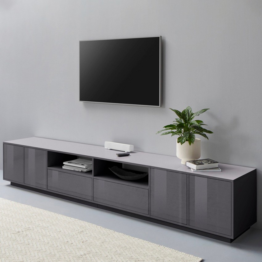 Bewolkt voering Rennen Breid Report woonkamer meubel TV meubel modern design 260cm