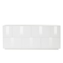 Witte design dressoir 200cm woonkamer kast keuken Lopar Korting