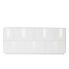 Witte design dressoir 200cm woonkamer kast keuken Lopar Korting