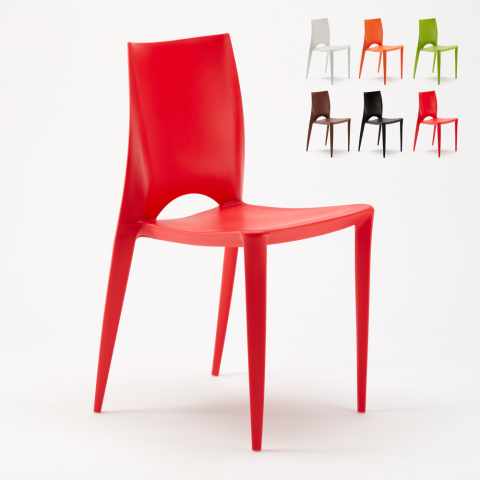 Gekleurde moderne design stoel Keuken cafè restaurant tuin Color Aanbieding