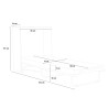 Opklapbed met matras en lattenbodem 80x190 cm Atena Aankoop