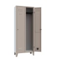 Metalen kleedkast 2-deurs voor kantoor en sportschool Stylo Aanbieding