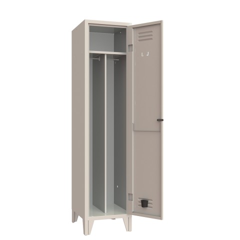 Metalen kleedkamerkast 1-persoons, scheiding schone/vuile was Fade Aanbieding
