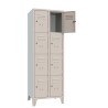Hoch metalen locker met 8 vakken voor kantoor, school of sportschool Aanbieding