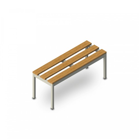 Bankje kleedkamer 3 zitplaatsen 100x37x43cm gym school zwembad Sit Aanbieding
