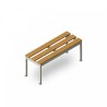 Bankje kleedkamer 3 zitplaatsen 100x37x43cm gym school zwembad Sit Aanbieding
