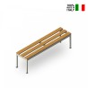 Kleedkamerbank 4 zitplaatsen 150x37x43cm voor school en zwembad Sit M Aanbod