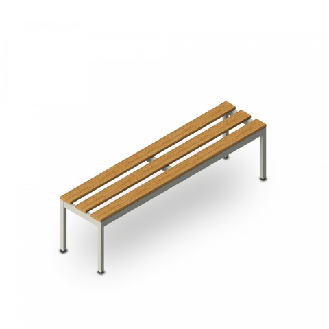 Kleedkamerbank 4 zitplaatsen 150x37x43cm voor school en zwembad Sit M Aanbieding